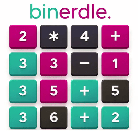 Binerdle game