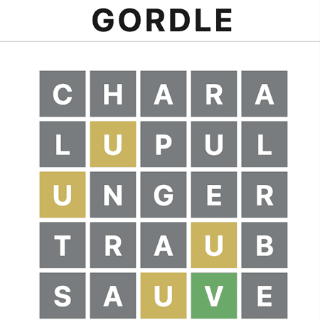 Gordle game