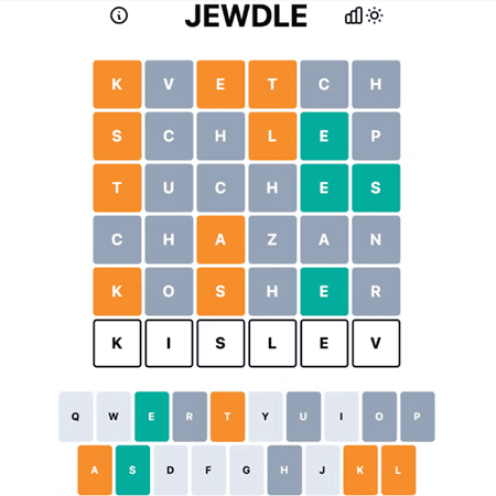 Jewdle game