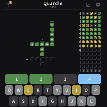 Quardle game